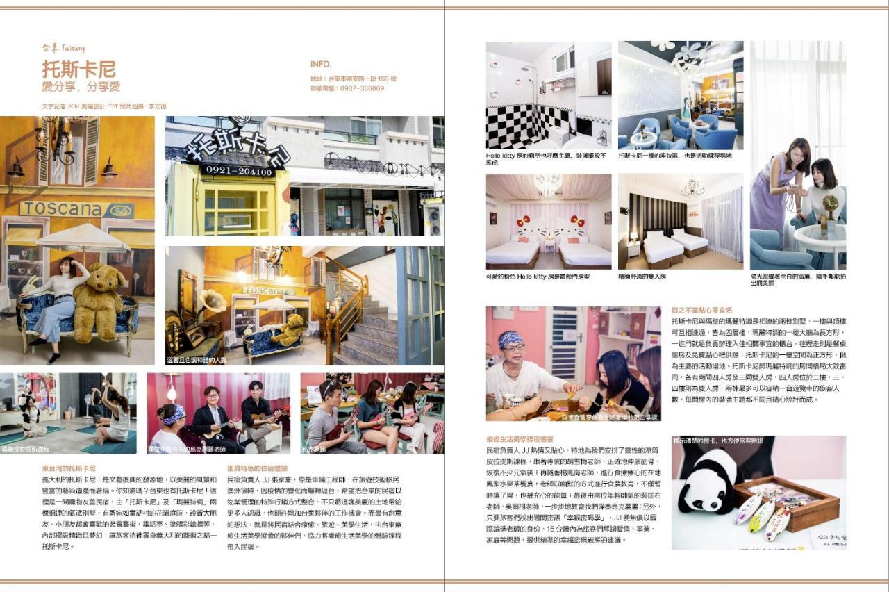 台東民宿托斯卡尼療癒館toscana Mary 親子寵物友善可包棟卡拉ok自動麻將 Taitung Екстериор снимка